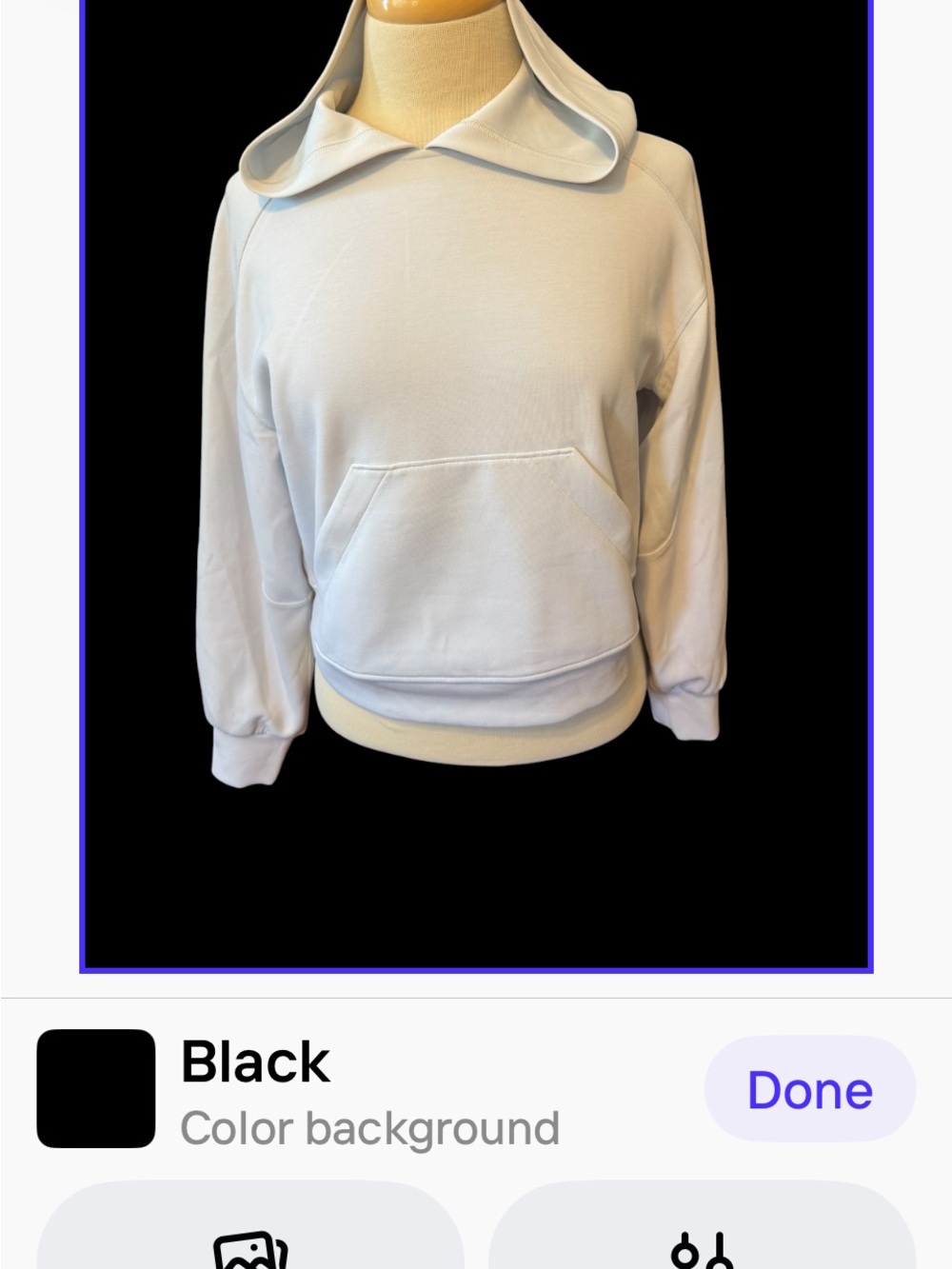 Lululemon Women’s white Hoodie Sweatshirt with Kangaroo Pocket size 4 like new